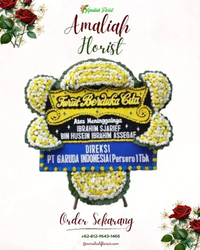 Papan Bunga Duka di Simbangwetan
