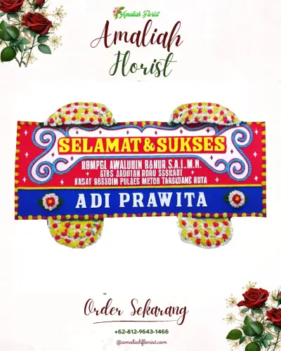 Karangan Bunga Ucapan Selamat di Simbangwetan