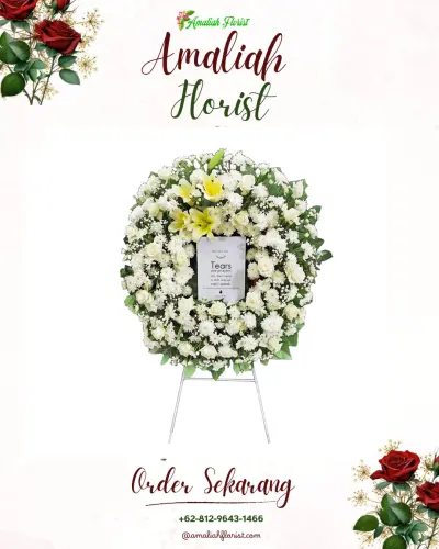 Krans Bunga Duka Cita di Simbangwetan